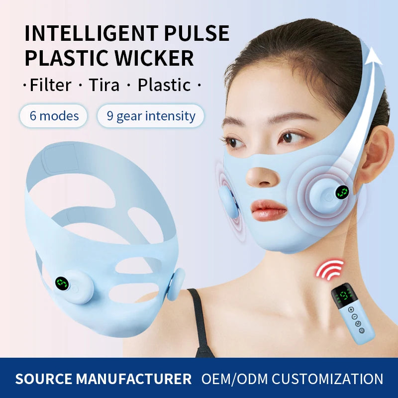 Intelligent Electric Double Chin V-Shaped Face Machine Anti-Wrinkle Facial Massage Adjustable Intensities  Women's V-Face Device